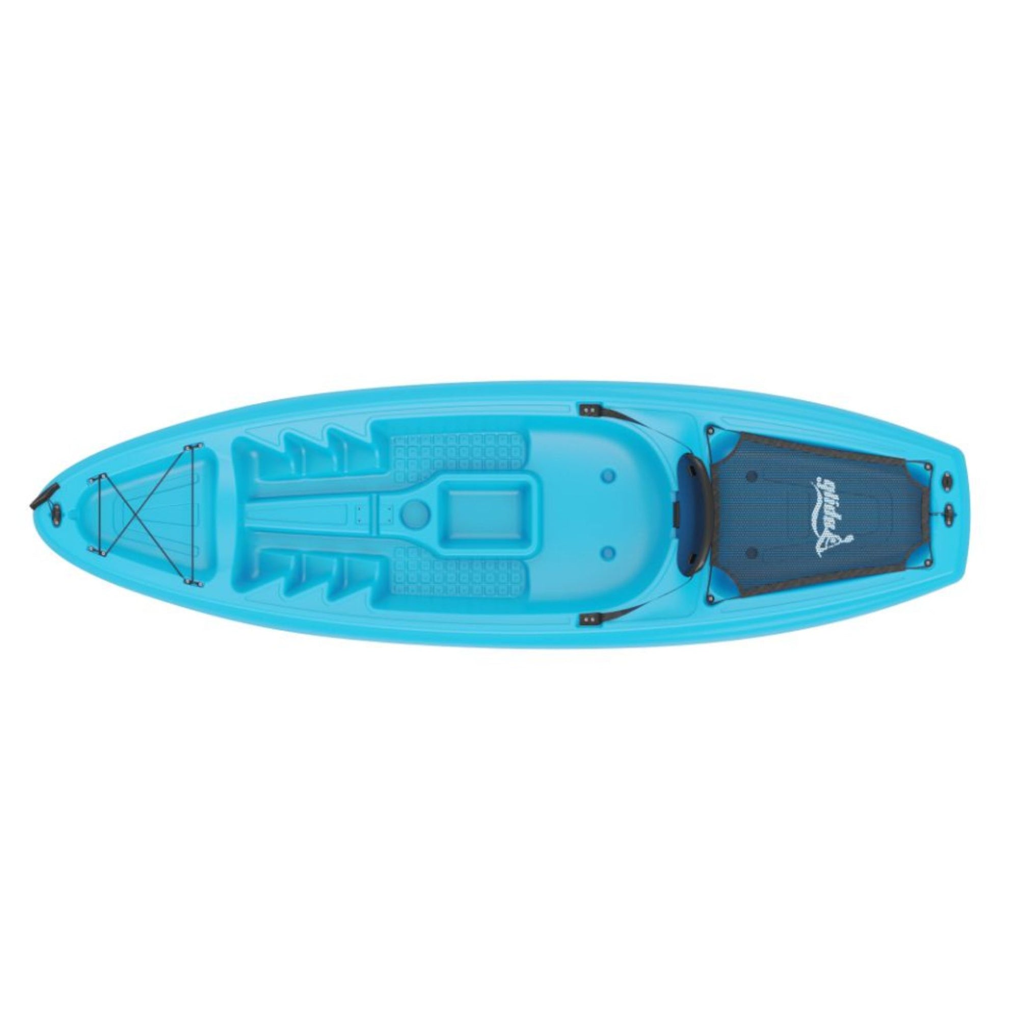 Cambridge Kayaks Trekker Junior sit on top kayak in blue, lightweight and stable kids kayak for beginners.