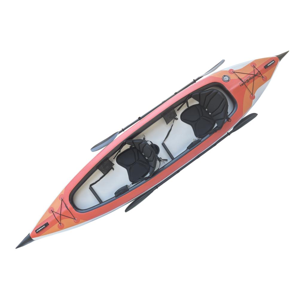 Voyagair 2 Premium Double Inflatable Kayak – Durable, Lightweight Touring Kayak