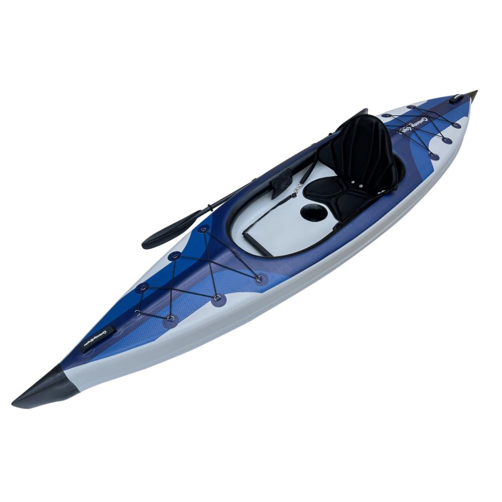 Voyagair 1 Premium Single Inflatable Kayak – Durable, Lightweight Touring Kayak