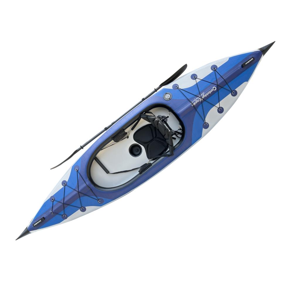 Voyagair 1 Premium Single Inflatable Kayak – Durable, Lightweight Touring Kayak