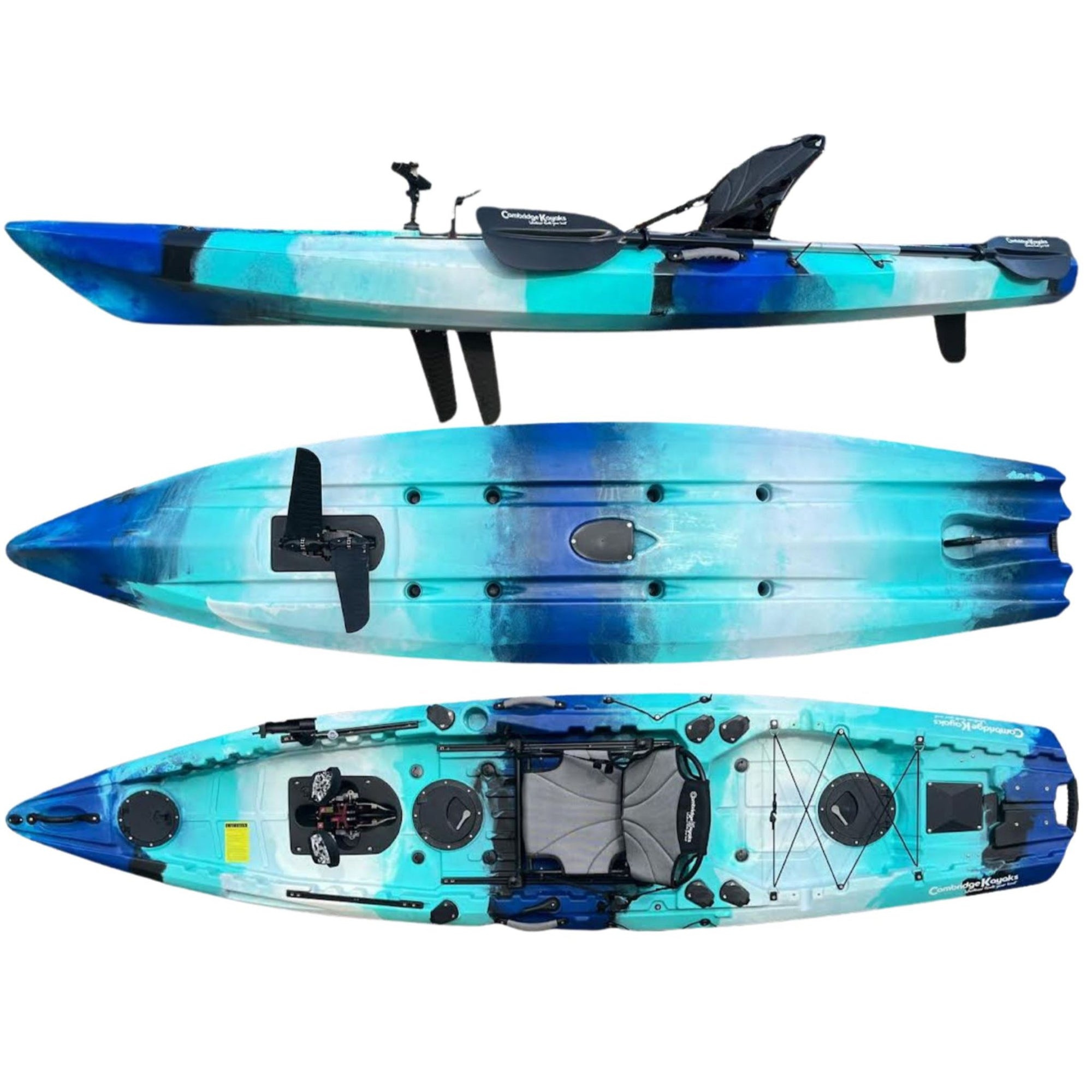 Cambridge Kayaks Raider Pro Fishing Kayak, Stable, Durable & Perfect for Serious Angling Adventures.