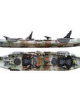 Sunfish Double Sit On Top Leisure Fishing Kayak 2 plus 1