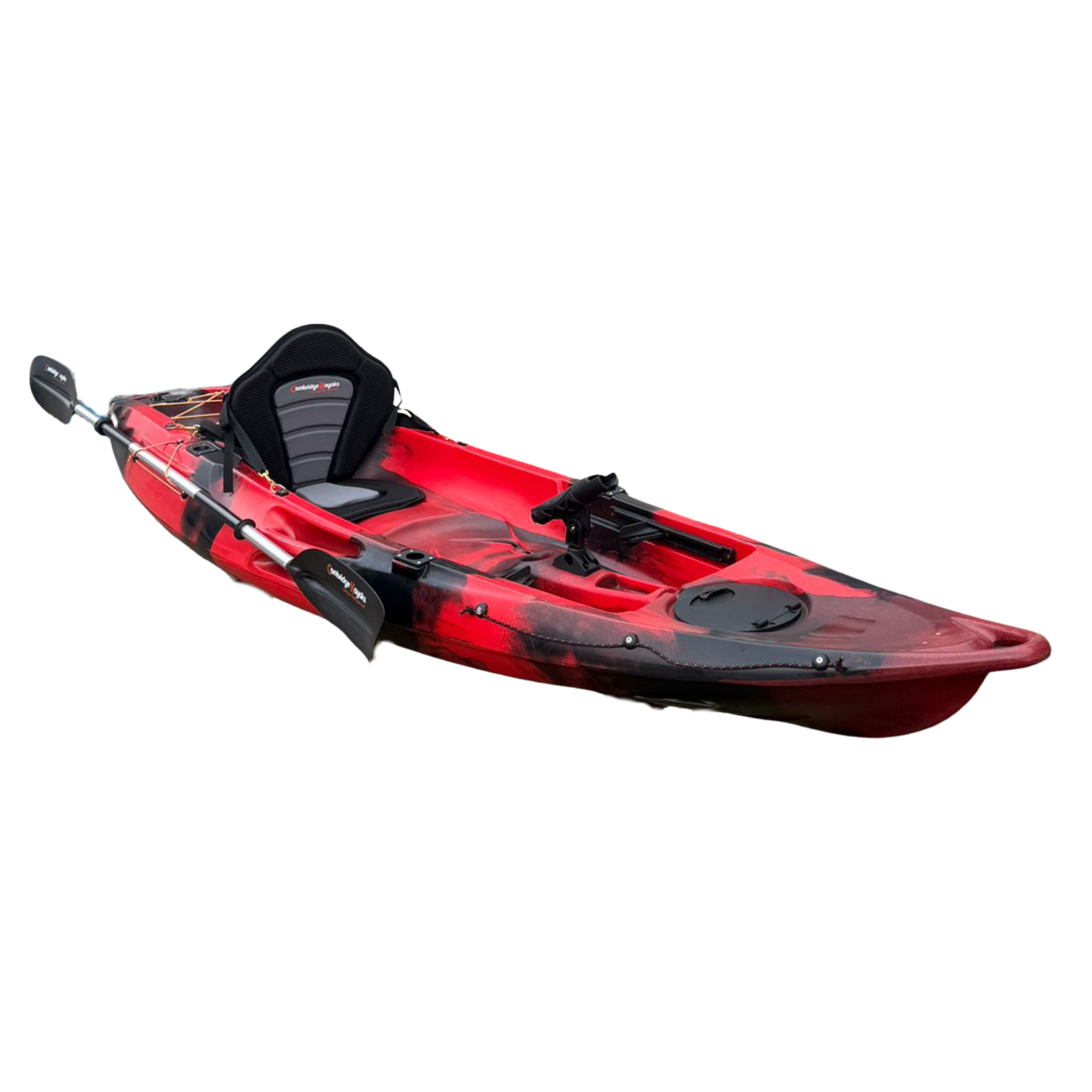 Clearance Zone 0012 Red/Black Camo Quest Single 1 plus 1 sit on top kayak