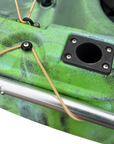 Clearance Zone 0015 Green Camo Quest Single 1 plus 1 sit on top kayak