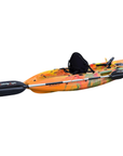 Clearance Zone 0016 Orange Camo Quest Single 1 plus 1 sit on top kayak