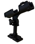 Adjustable rectangle kayak fishing rod holder with swivel base