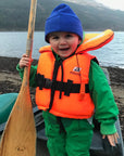 Baltic child life jacket orange side profile foam flotation vest for watersports