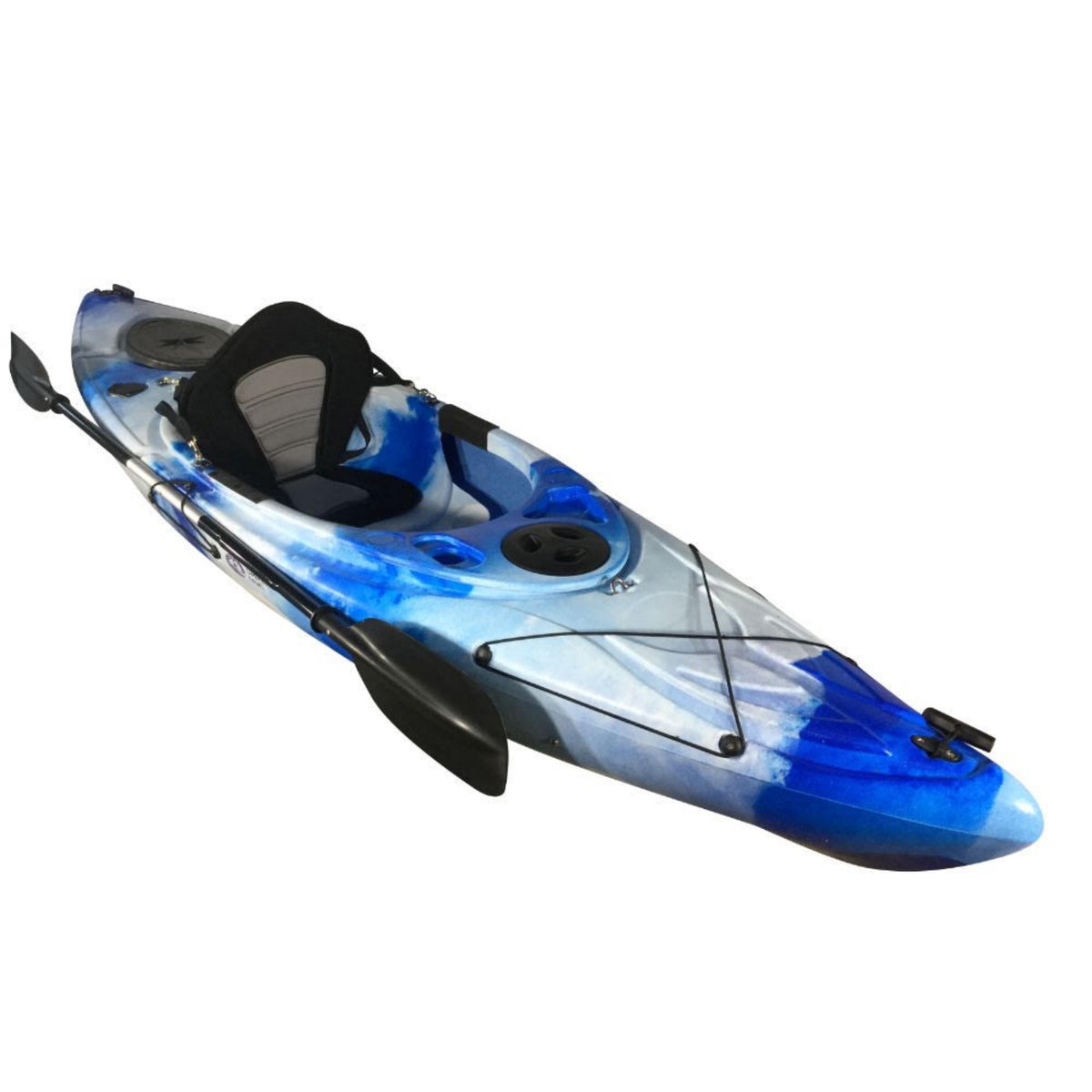 Clearance Zone 0039 Blue/White Camo Discontinued Herring Single Sit Inside Kayak