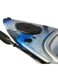 Clearance Zone 0039 Blue/White Camo Discontinued Herring Single Sit Inside Kayak