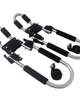 Cambridge Kayaks 1st Edition Folding J Bars shown in folded position highlighting compact aluminium design.