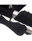 Close-up of the Cambridge Kayaks 1st Edition Folding J Bars roof rack mounting attachment showing secure fitting.