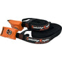 Front view of the Cambridge Kayaks 4-metre lockable straps featuring a secure locking buckle, strong woven webbing, and the Cambridge Kayaks logo detail.