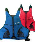 Cambridge Kayaks buoyancy aid available in blue and red colours