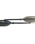 Cambridge Kayaks kayak paddle featuring one black blade and one grey blade, shown side by side for colour comparison.