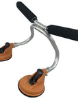 Cambridge Kayaks Loading Roller Assist with dual orange suction cups and padded roller arms, designed to make kayak roof loading effortless and secure.