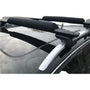 Close-up side view of the Cambridge Kayaks Roof Rack Protector Pads installed on a vehicle’s crossbars, showing thick padded sleeves for secure and scratch-free kayak transport.