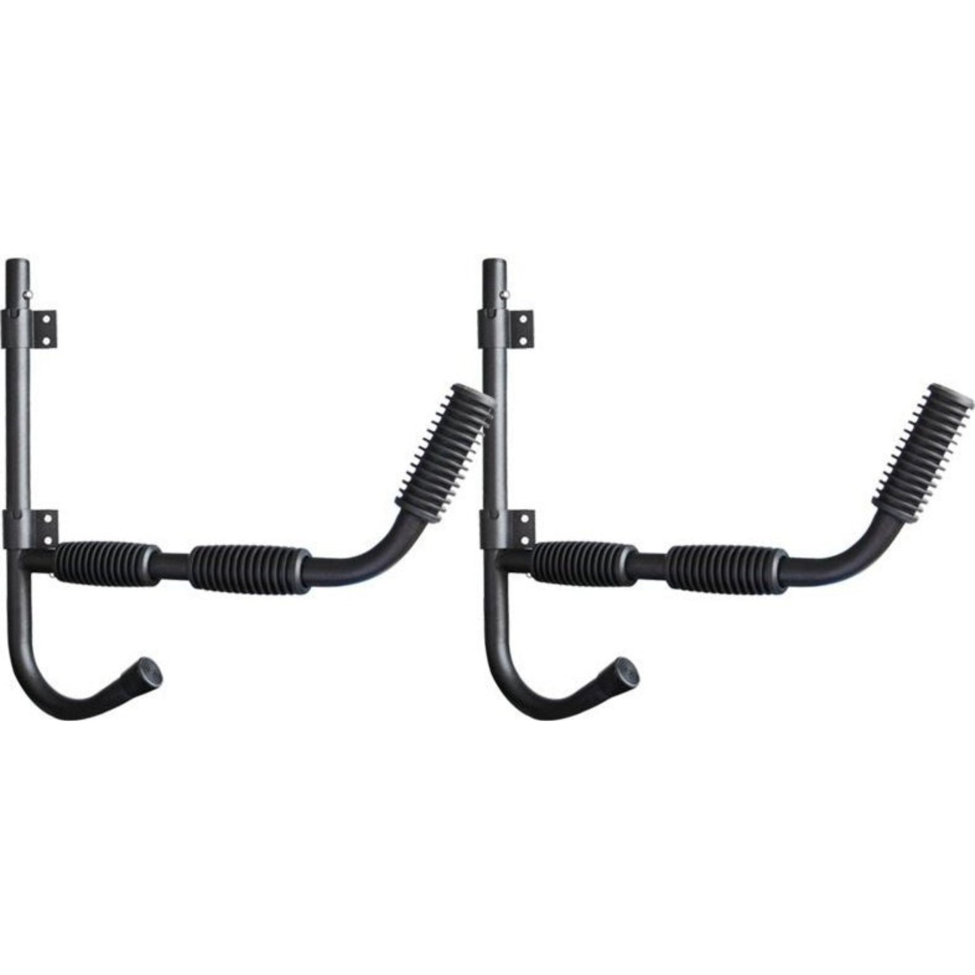 Pair of Cambridge Kayaks wall racks side by side showing front and angled views.
