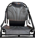 Upgraded kayak seat with high back support and padded base for improved comfort and stability
