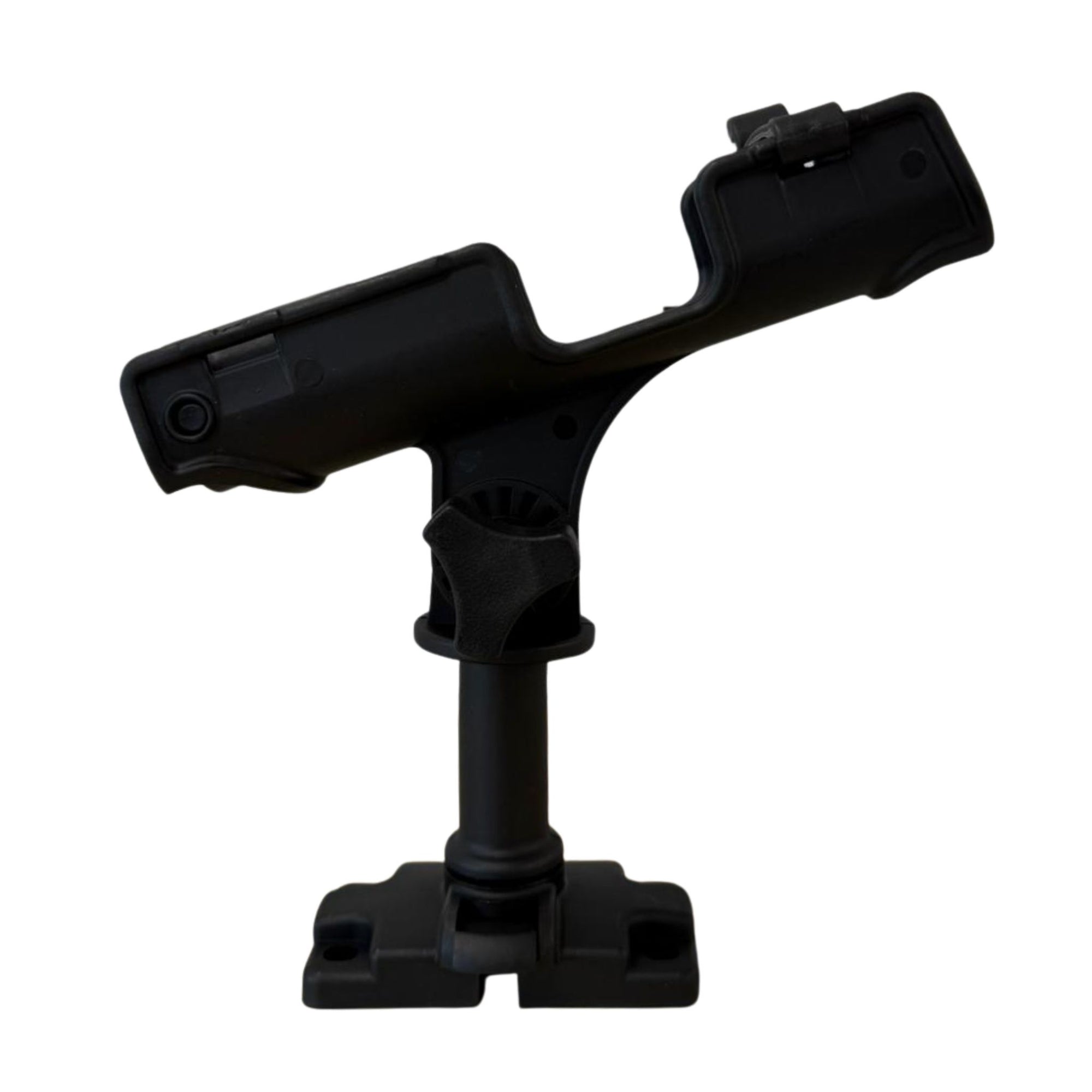 Rectangle fishing rod holder for kayak with adjustable swivel mount