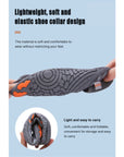 Product feature card showing material, flexibility, and sizing information for Rink kayaking water shoes.