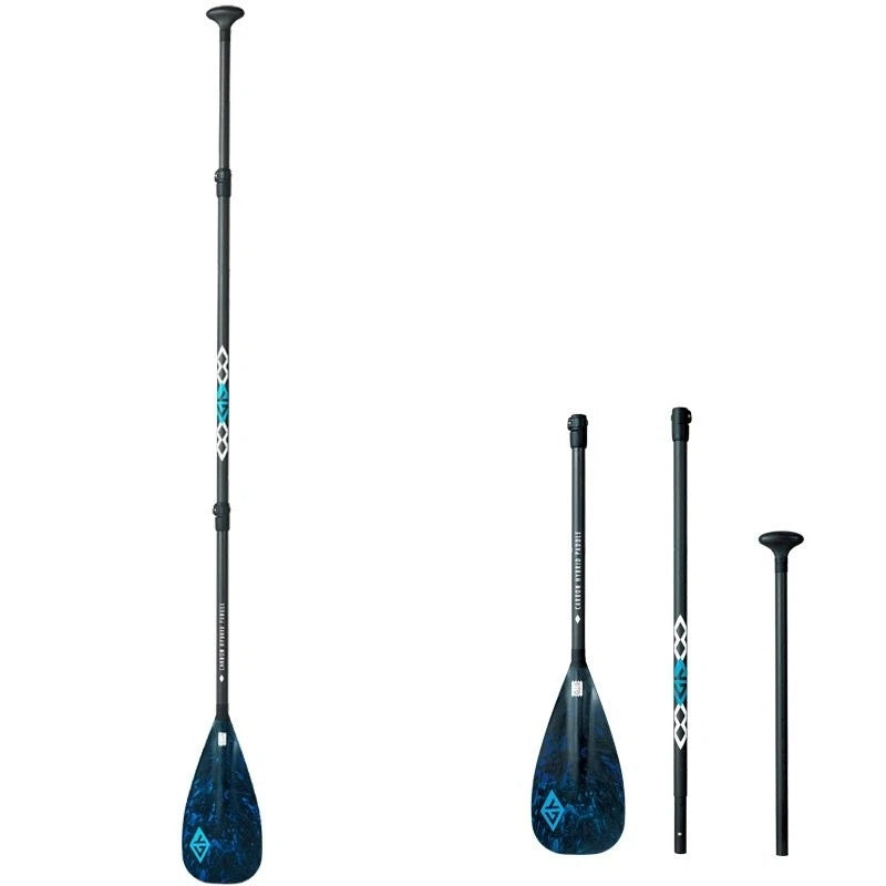 Clearance Zone 0021 Aquatone Advant Carbon Hybrid 3-Section Paddle TC-P200 SUP
