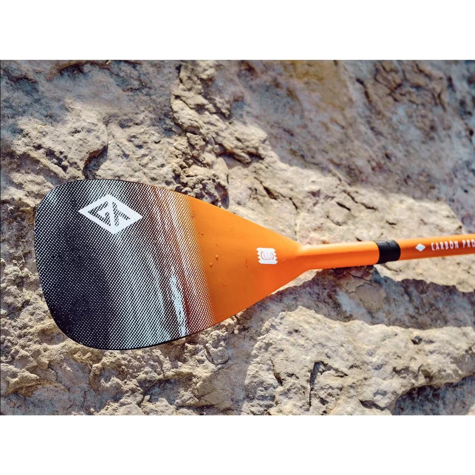 Clearance Zone 0022 Orange Aquatone Summit 3-piece Carbon Fibre SUP Paddle TC-P300