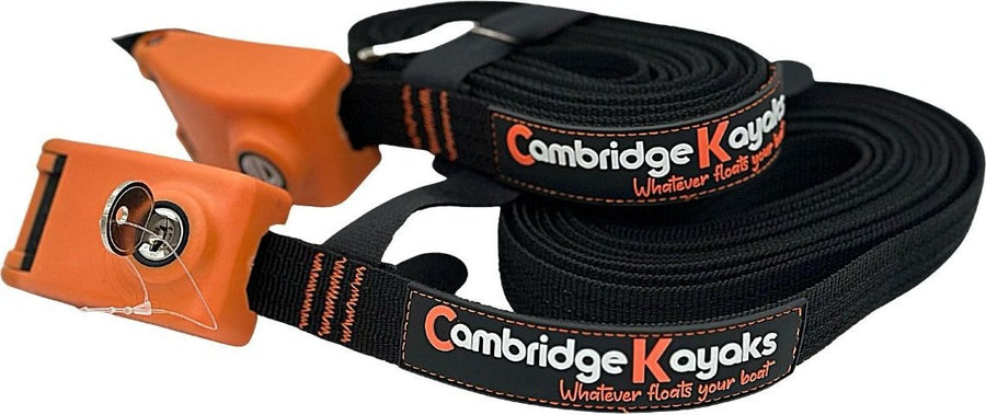 Lockable Cambridge Kayaks 4m Camlock Straps (pair)