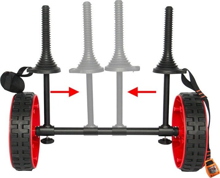 Kayak Adjustable H Trolley