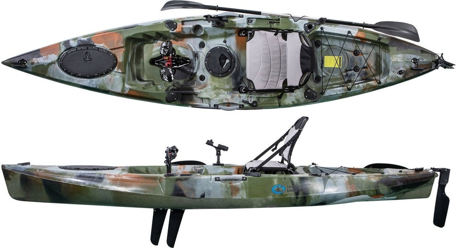Sailfish Sea Fishing Kayak With Pro Pedal Drive System Camo