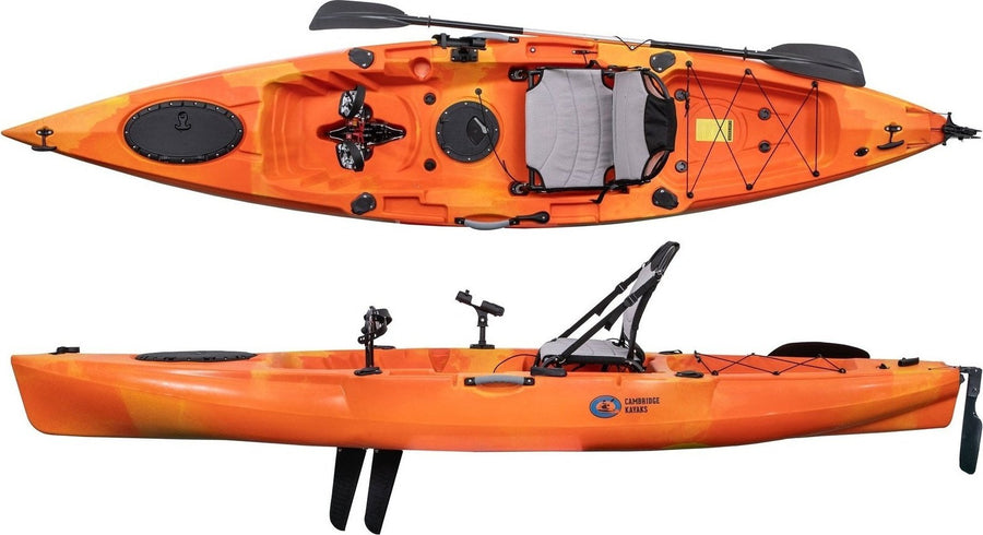 Sailfish Sea Fishing Kayak With Pro Pedal Drive System Orange