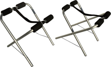 Pair of folding stands suitable to put kayak on manufatured by cambridge kayaks