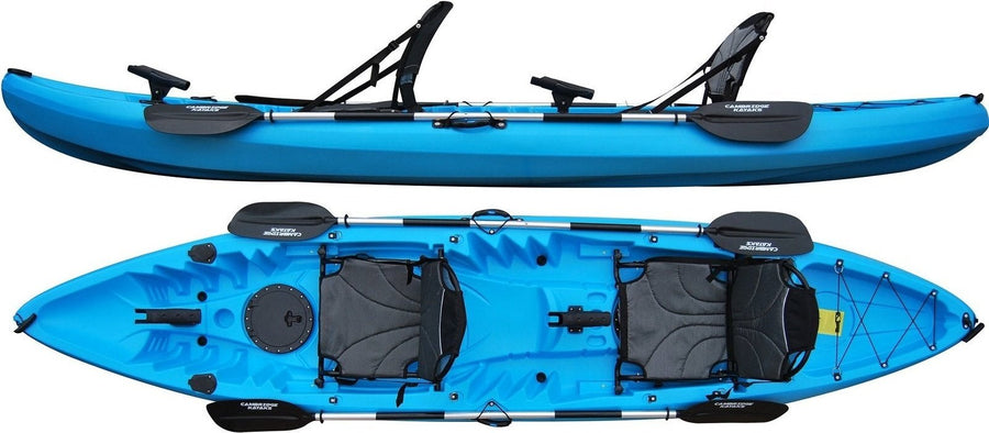 Cambridge Kayaks Double Sunfish Kayak with upgraqded chairs in Light Blue