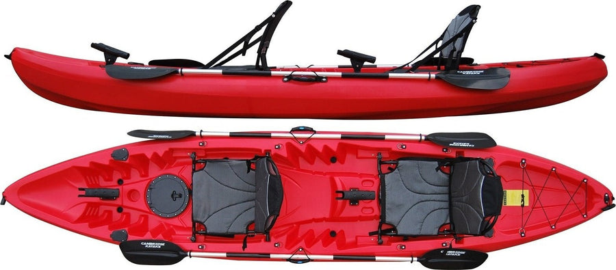 Cambridge Kayaks Double Sunfish Kayak with upgraqded chairs in Red