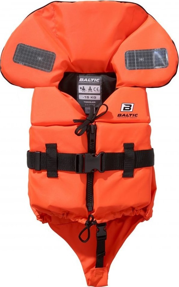 Baby Infant life jacket in orange manufactured by baltic